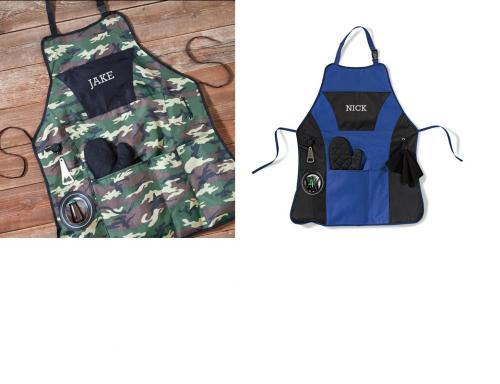 Personalized Grillmaster Apron Plus Blue or Camo  Apparel & Accessories > Clothing Accessories > Aprons