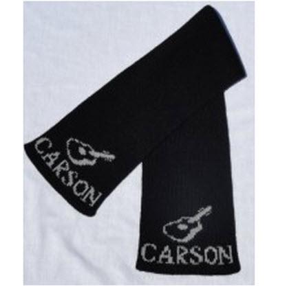Personalized Kid's Knit Guitar Scarf  Apparel & Accessories > Clothing Accessories > Scarves & Shawls