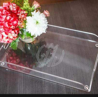 Monogrammed Acrylic Serving Tray  Home & Garden > Kitchen & Dining > Tableware > Serveware > Serving Trays