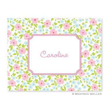 Boatman Geller Personalized Floral Foldover Note  Office Supplies > General Supplies > Paper Products > Stationery