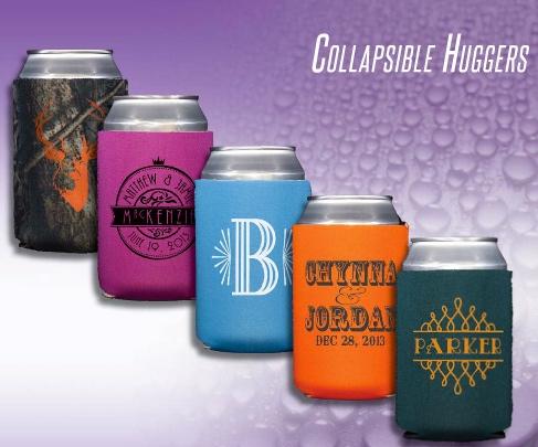 Personalized Neoprene Collapsible Koozies  Home & Garden > Kitchen & Dining > Food & Beverage Carriers > Drink Sleeves > Can & Bottle Sleeves
