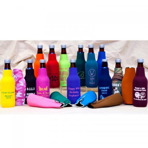 Personalized Bottle Buddy Koozies  Home & Garden > Kitchen & Dining > Food & Beverage Carriers > Drink Sleeves > Can & Bottle Sleeves