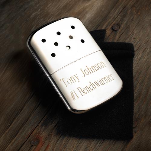 Personalized Zippo Hand Warmer Personalized Zippo Hand Warmer Sporting Goods > Outdoor Recreation > Camping, Backpacking & Hiking > Camping Tools