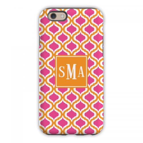 Personalized Phone Case Kate Raspberry & Tangerine Pattern  Electronics > Communications > Telephony > Mobile Phone Accessories > Mobile Phone Cases