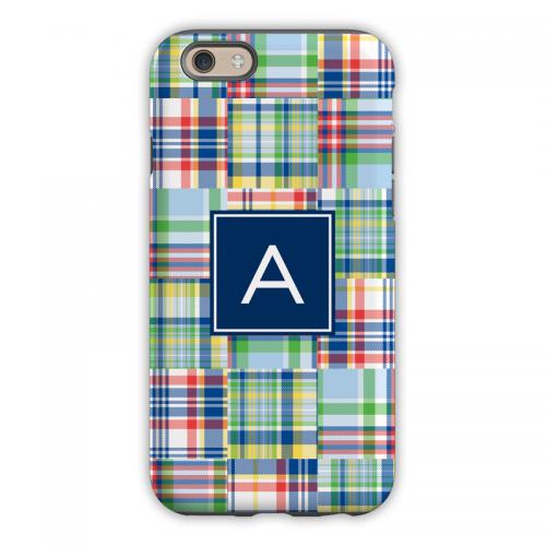 Personalized Phone Case Madras Patch   Electronics > Communications > Telephony > Mobile Phone Accessories > Mobile Phone Cases