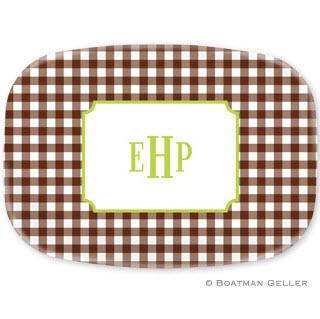Personalized Classic Check Platter Design Your Own  Home & Garden > Kitchen & Dining > Tableware > Serveware > Serving Platters