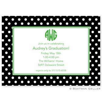 Boatman Geller Personalized Polka Dot Invitation  Office Supplies > General Supplies > Paper Products > Stationery