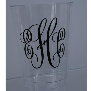 10 oz Personalized Clear Hard Plastic Cups  Home & Garden > Kitchen & Dining > Tableware > Drinkware