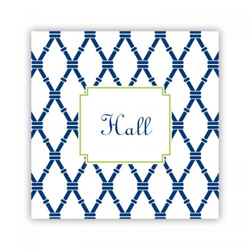 Personalized Coasters Bamboo Navy & Green   Home & Garden > Kitchen & Dining > Barware > Coasters