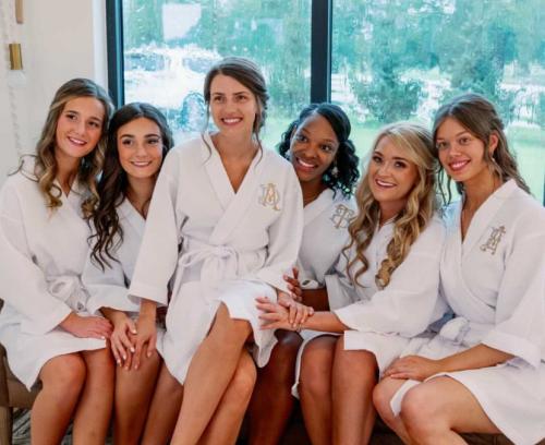 Monogrammed Robes Assorted Colors  Apparel & Accessories > Clothing > Sleepwear & Loungewear > Robes