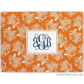 Coral Repeat Glass Cutting Board  Home & Garden > Kitchen & Dining > Kitchen Tools & Utensils > Cutting Boards