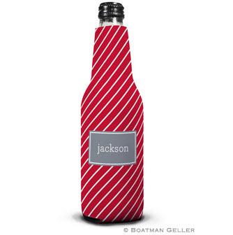 Personalized Kent Stripe Bottle Koozie Design Your Own  Home & Garden > Kitchen & Dining > Food & Beverage Carriers > Drink Sleeves > Can & Bottle Sleeves