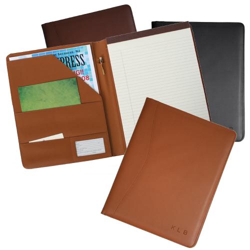 Personalized Embossed Leather Padfolio Folder  Office Supplies > Filing & Organization > Report Covers & Portfolios