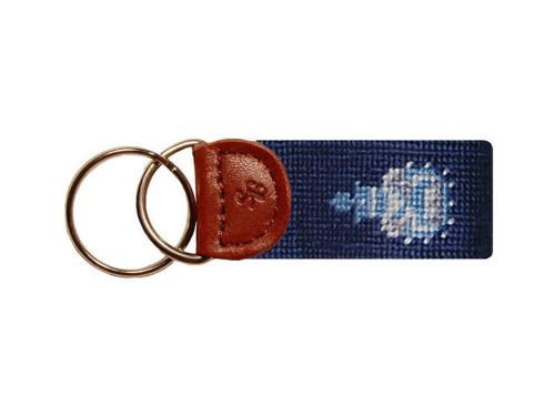 Smathers and Branson The Citadel Needlepoint Key Fob Smathers and Branson Citadel Needlepoint Key Fob Luggage & Bags > Luggage Accessories > Keychains