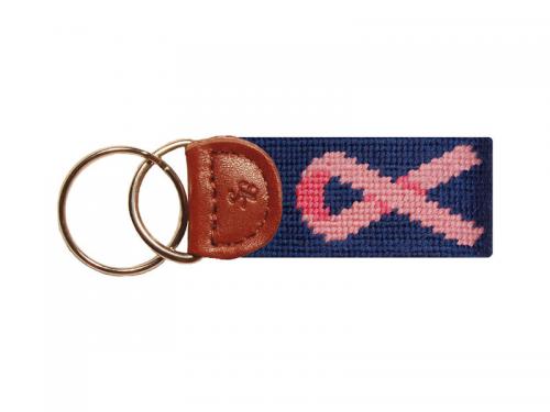 Smathers and Branson Breast Cancer Ribbon Needlepoint Key Fob Smathers and Branson Breast Cancer Ribbon Needlepoint Key Fob Luggage & Bags > Luggage Accessories > Keychains