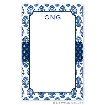 Boatman Geller Personalized Noteped in Beti Navy Pattern  Office Supplies > General Supplies > Paper Products > Notebooks & Notepads