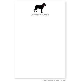 Boatman Geller Personalized Notepad in Fetch Design  Office Supplies > General Supplies > Paper Products > Notebooks & Notepads