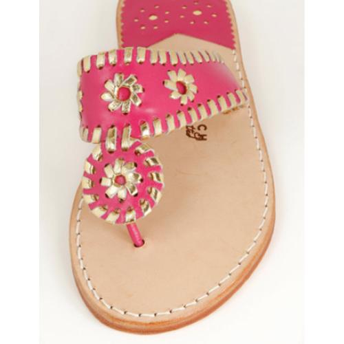 Linaria with Gold Palm Beach Sandals Linaria with Gold Apparel & Accessories > Shoes > Sandals > Thongs & Flip-Flops
