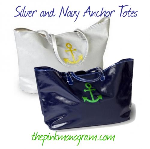 Personalized Canvas Anchor Tote in 4 Colors  Apparel & Accessories > Handbags > Tote Handbags