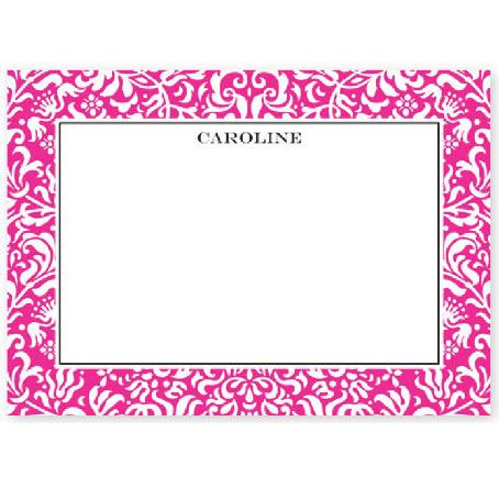 Boatman Geller Chloe Raspberry Large Correspondence Card  Office Supplies > General Supplies > Paper Products > Stationery