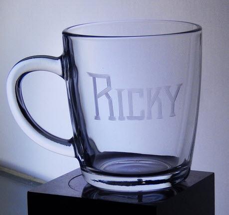 Personalized Large Glass Mug  Home & Garden > Kitchen & Dining > Tableware > Drinkware > Mugs