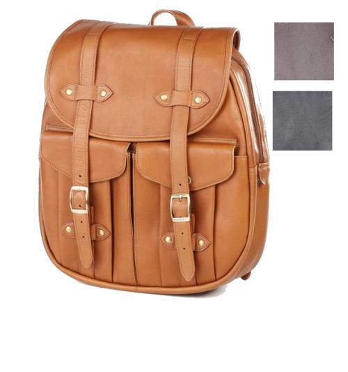Monogrammed Leather Rucksack in Black, Tan or Cafe  Apparel & Accessories > Handbags > Tote Handbags