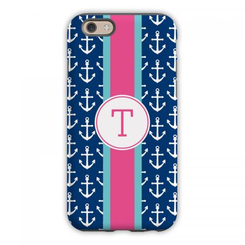 Personalized Phone Case Anchors Ribbon   Electronics > Communications > Telephony > Mobile Phone Accessories > Mobile Phone Cases