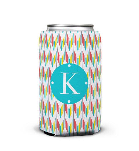Personalized Can Koozie In Arrowhead Print  Home & Garden > Kitchen & Dining > Food & Beverage Carriers > Drink Sleeves > Can & Bottle Sleeves