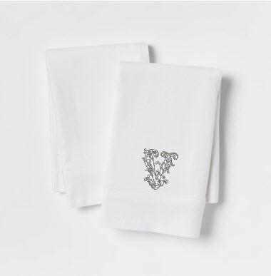 Monogrammed Pillow Cases Pair  Home & Garden > Linens & Bedding > Bedding