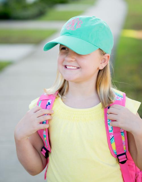 Personalized Child's Mint Green Ball Cap  Apparel & Accessories > Clothing Accessories > Baby & Toddler Clothing Accessories > Baby & Toddler Hats