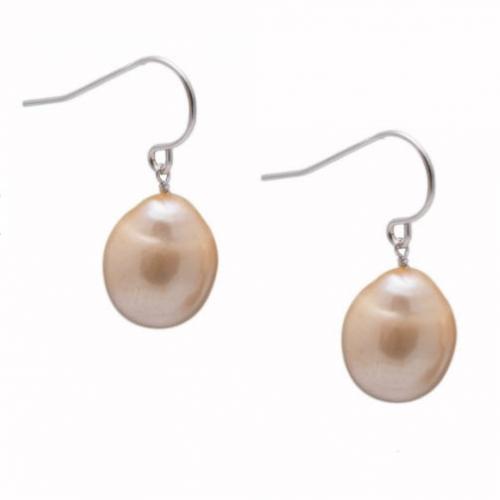 Champagne Pearl Drop Earrings Champagne Pearl Drop Earrings Apparel & Accessories > Jewelry > Precious Stones