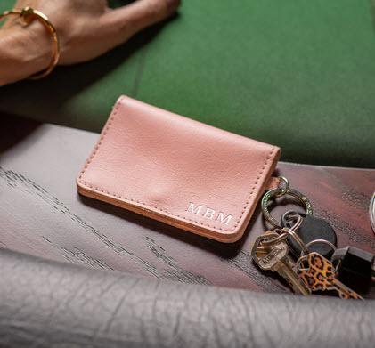 Jon Hart Leather Personalized ID Wallet  Apparel & Accessories > Clothing Accessories > Wallets & Money Clips