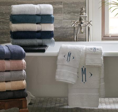 Matouk Lotus Personalized  Bath Collection Matouk Lotus Bath Collection Home & Garden > Linens & Bedding > Towels > Bath Towels & Washcloths